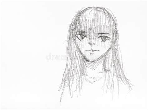 Long Hair Anime Girl Stock Illustration Illustration Of Sensuality