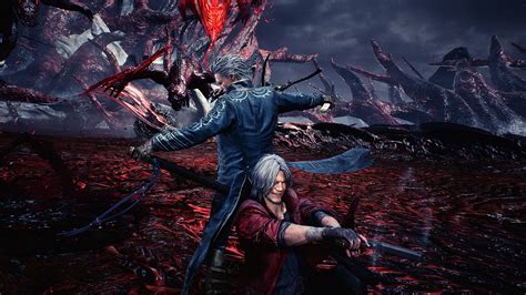 Dmc 4 dante, dante from devil may cry art, games, night, motion. Vergil and Dante, Devil May Cry 5, 4K, #223 Wallpaper