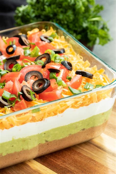 Mexican 7 Layer Dip Recipe Home Made Interest Kembeo