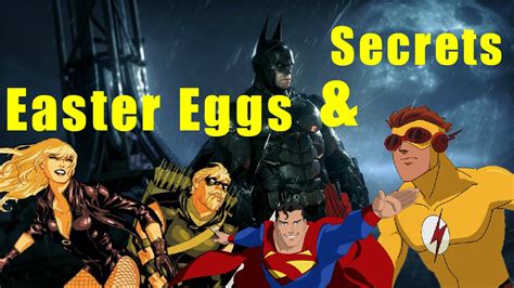 Batman Arkham Knight Easter Eggs and Secrets - YouTube