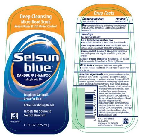 Buy Salicylic Acid Selsun Blue Deep Cleansing Micro Bead Scrub 003 G