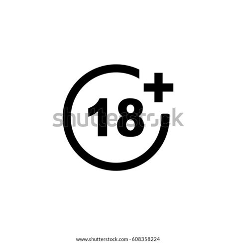 18 Plus Sign Icon Vector Stock Vector Royalty Free 608358224