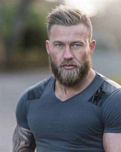 Short Hair Styles For Men With Big Beards Lyondesignsstudio