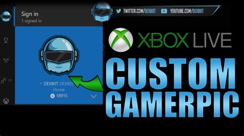 How To Upload A Custom Xbox Gamerpic Tutorial Youtube