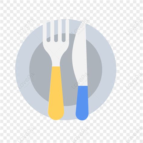 Cutlery Icon Free Vector Illustration Material Png Image And Clipart