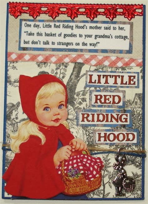 Youratcstore My Little Red Riding Hood Artist Trading Card