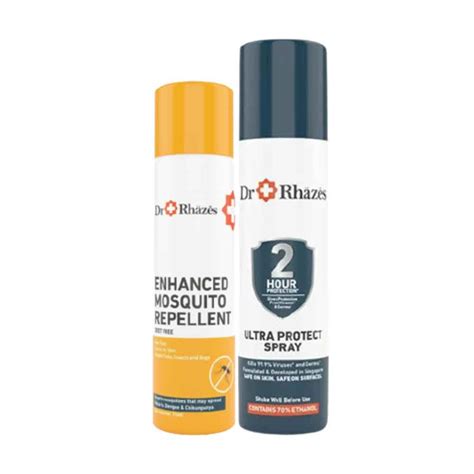Dr Rhazes Mosquito Spray 73 Gm Free Ultra Protect Spray 110 Ml