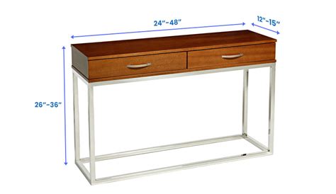 Console Table Sizes Dimensions Guide Designing Idea