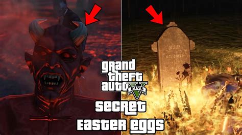 Gta 5 Easter Eggs And Secrets 2021 Scary Location Youtube