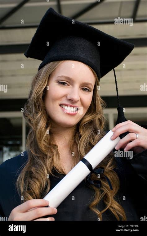 Blond Graduate Hi Res Stock Photography And Images Alamy