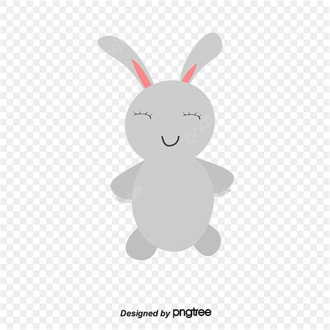 Conejo Gris Con Dos Orejas Png Dibujos Conejo Dibujos Animados Ching Png Y Psd Para Descargar
