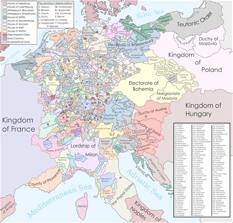 The Holy Roman Empire Vivid Maps