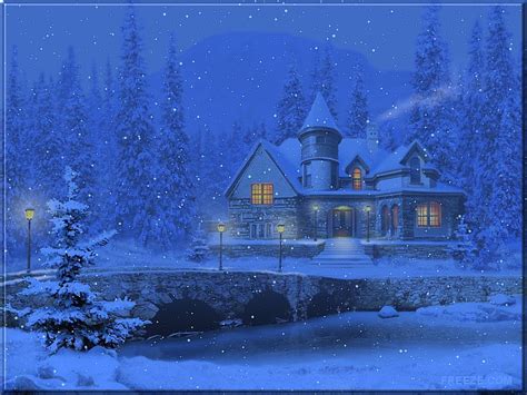 48 Free Animated Snowy Christmas Wallpaper On Wallpapersafari