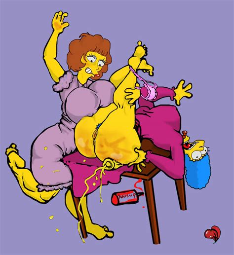 Rule 34 Ass Clothes Color Female Female Only Human Marge Simpson Maude Flanders Multiple
