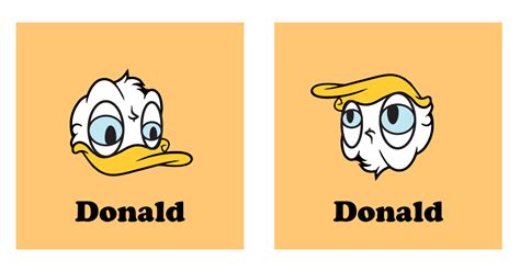 Turning Donald Duck Upside Down Creates Donald Trump The Poke