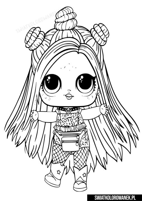 Darmowa Kolorowanka Lol Surprise Do Wydrukowania Lol Doll Coloring