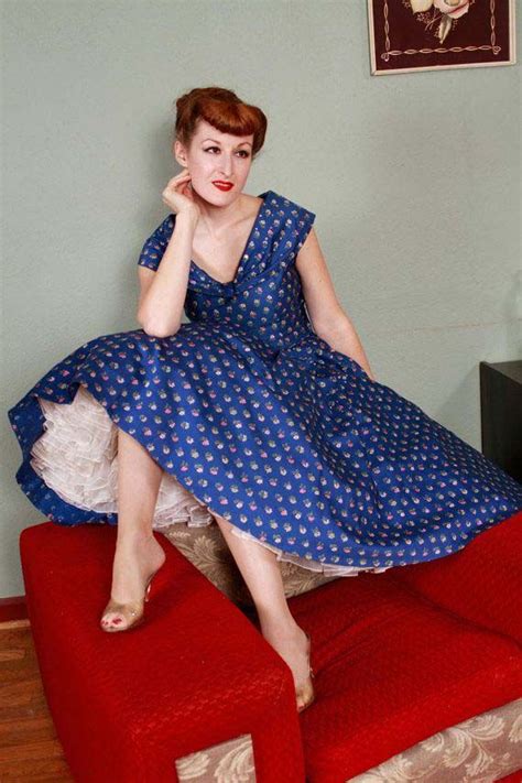 Vintage 1950s Dresses Girls Petticoats Frocks And Gowns