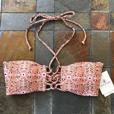 Volcom Swim Volcom Wallflower Bandeau Bikini Top Poshmark