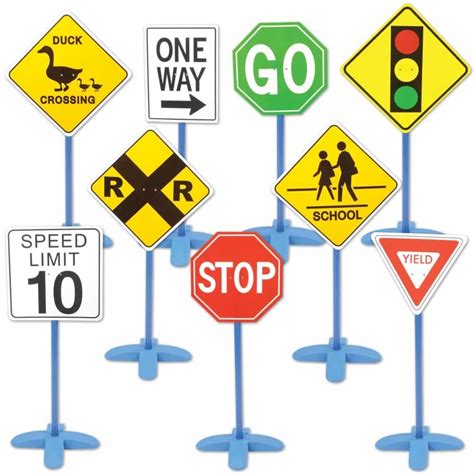 Edx Education On The Go Traffic Signs Set Of 9 In 2021 Traffic