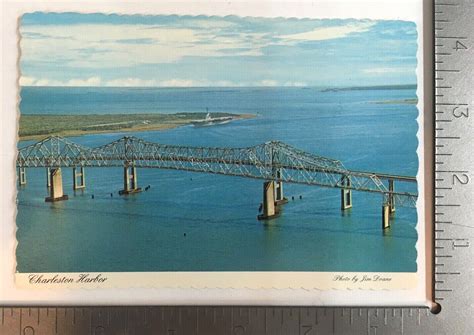 Vintage Postcard Charleston Harbor Charelston South Carolina Ebay