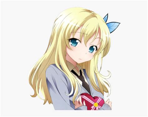 Anime Girl Blonde Hair Blue Eyes Telegraph