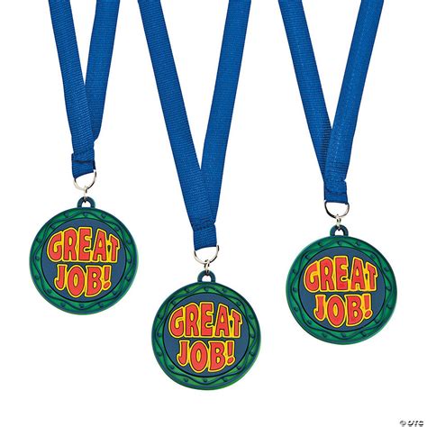 Great Job Medals With Ribbon