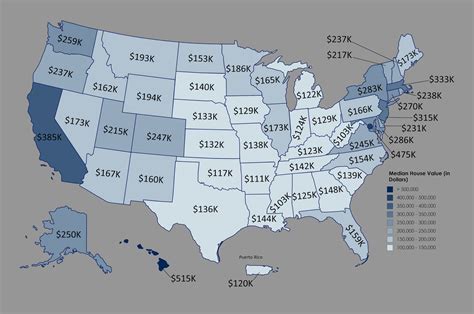 Median House Value In The United States Vivid Maps United States