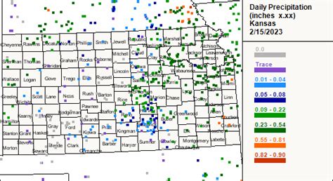 Snow Covered Kansas Road Conditions Map