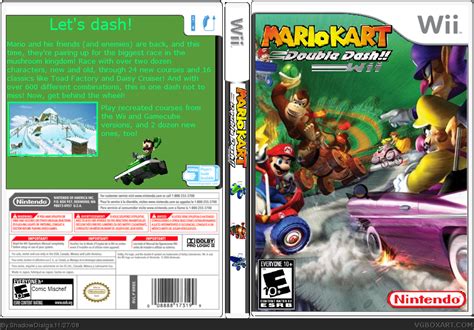 Viewing Full Size Mario Kart Double Dash Wii Box Cover