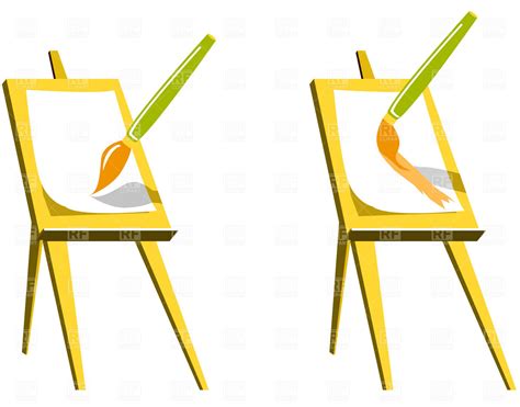 Clipart Of Painting Canvas Clipart