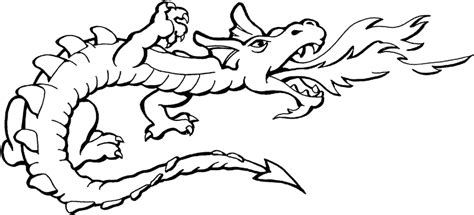 Free Dragon Black And White, Download Free Clip Art, Free Clip Art on