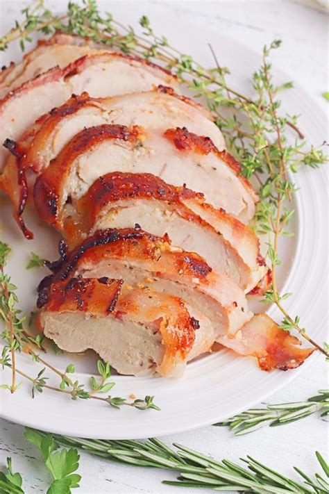 Bacon Wrapped Turkey Breast Recipe Cookcrews Com