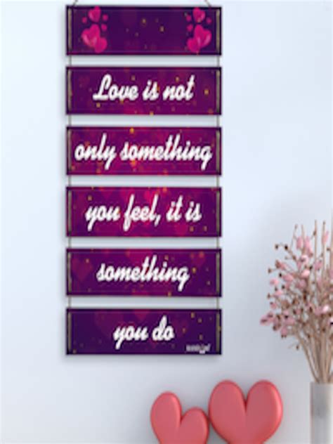 Buy Random Set Of 6 Love Quotes Wall Decor Wall Decor For Unisex 17653822 Myntra