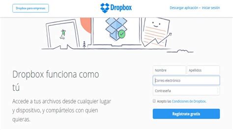 Dropbox Como Crear Una Cuenta De Usuario