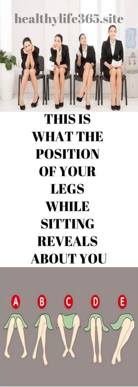 This Is What The Position Of Your Legs While Sitting Reveals About You Positivity Reveal