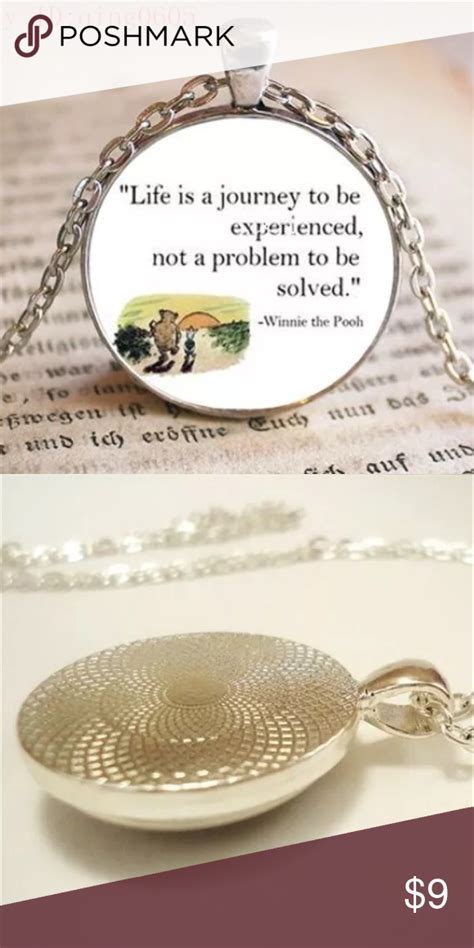 It comes with a matching 24 vintage style link chain necklace, ready to wear immediately. Winnie The Pooh Quote Tibetan Silver Necklace Boutique | Silver necklace, Tibetan silver ...