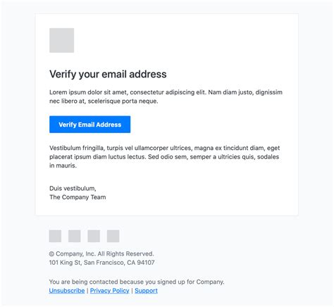 Verify Email Address Email Template Email Kit By Vouchful