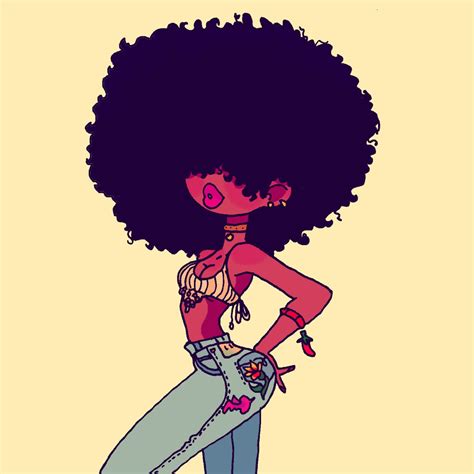 Images Of Cartoon Black Cartoon Afro Girl