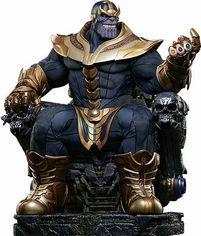 Thanos Marvel Throne Comics Sideshow Transparent Background