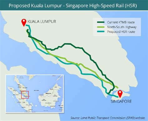 Proposed Stops For Kl Singapore High Speed Rail