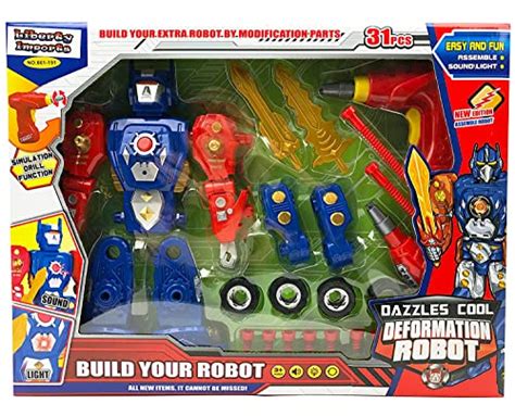 Liberty Imports Kids Take Apart Robot Toys Build Your Own Space Robot