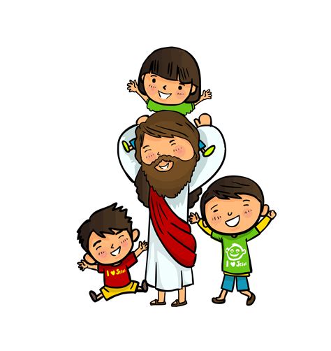 Jesus Loves Children Clipart Png Download 5394063 Pinclipart Images