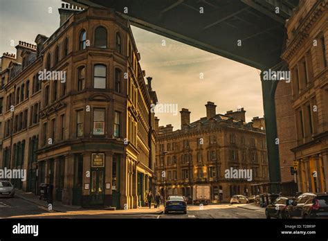 Queens Street Newcastle Stock Photo Alamy