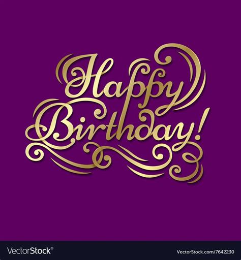 Check spelling or type a new query. Happy Birthday Royalty Free Vector Image - VectorStock ...