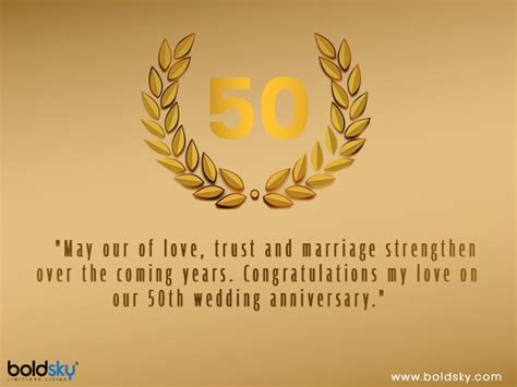 Quotes Wishes And Messages To Share On 50th Wedding Anniversary