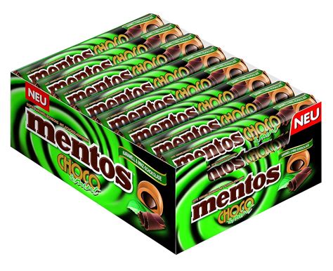 Mentos Choco And Mint 24 X 38g Uk Grocery