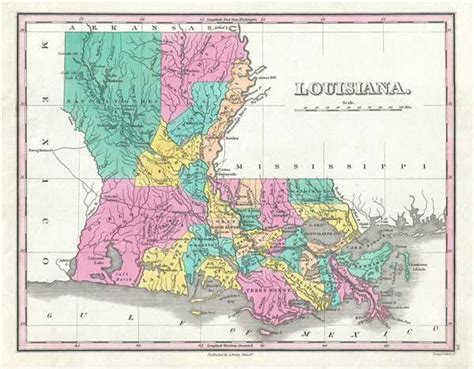 Louisiana Geographicus Rare Antique Maps