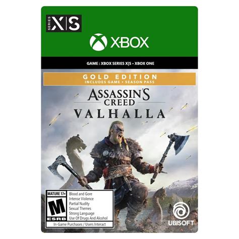 Assassins Creed Valhalla Xbox Series X S Xbox One Gold Edition