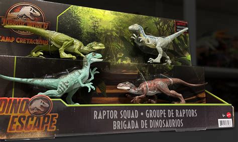 Raptor Squad Unboxed Exclusive Camp Cretaceous 4 Pack Review Collect