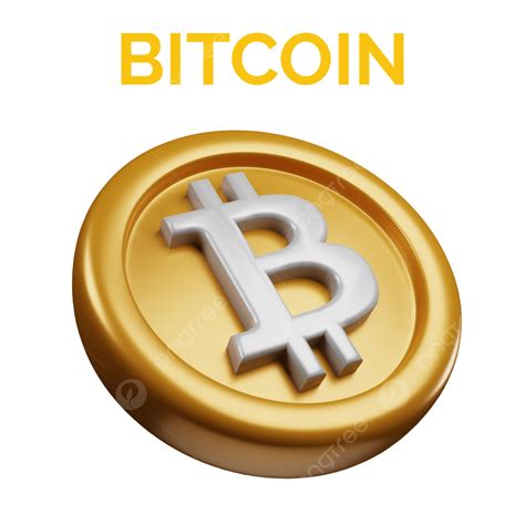 3d Rendering Right View Cryptocurrency Btc Or Bitcoin Gold Silver Coin